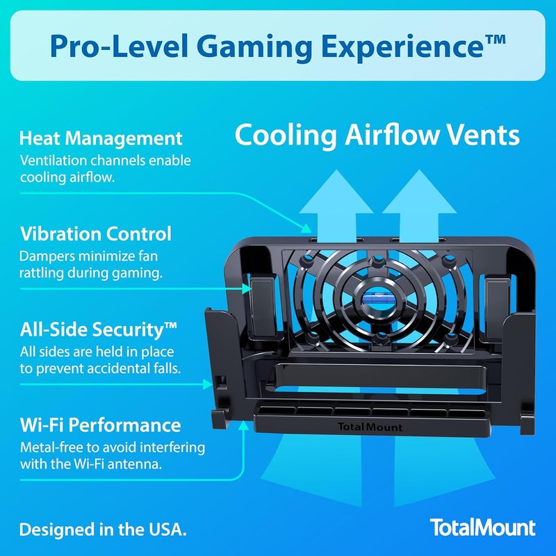 TotalMount Wall Mount for Nintendo Switch 2 (Mounts Switch 2 by TV) – Switch 2 Black - Image 4